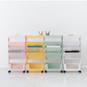 마켓비 ALON 이동식 책꽂이 3단 H20666