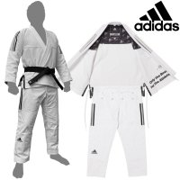 adidas 주짓수 도복 Limited Model PRO 5 상하 세트 화이트 주지수 유도 JJ430PRO5-WHT