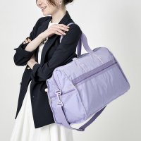 LeSportsac 레스포삭 디럭스 라지 위켄더 보스턴백 캐리어 결합 여행 가방 라벤더