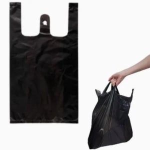 두꺼운 손잡이 비닐봉투 3호 140매 고급 봉투 검정 재활용 10L