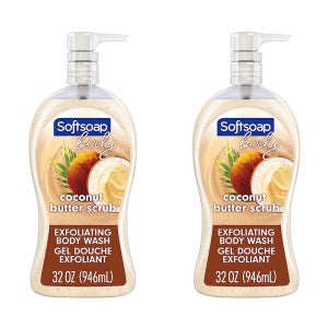 소프트솝 코코넛 버터 스크럽 바디 워시 946ml 2개