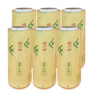 월드랩 30cmX500M 6롤 한박스 업소용랩 포장랩 일회용랩