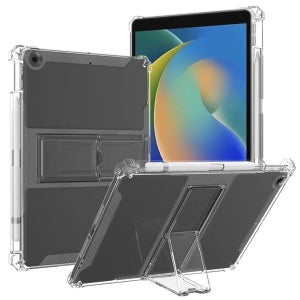 심플 펜슬수납 거치대 아키쉘 태블릿 케이스 stc125 투명, 레노버 탭 M10플러스 3세대