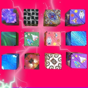 3D 우주 자석큐브 피젯토이