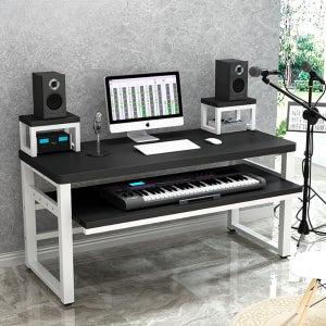 음악 테이블 뮤지션 작업 스튜디오 미디 힙합 작곡 건반