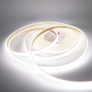 삼항LED DC12V용 10mm 튜브타입 COB 슬림 면발광 LED바 5M롤 화이트LED