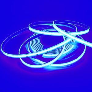 삼항LED DC12V용 10mm 튜브타입 COB 슬림 면발광 LED바 5M롤 블루LED