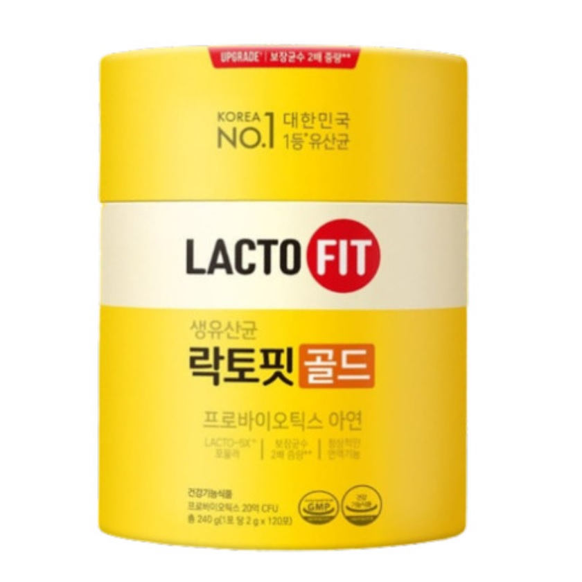 종근당 <b>락토핏</b> 골드 생유산균 프로바이오틱스 아연 120포 (4개월분) 대용량