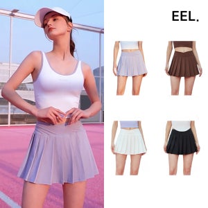 이이엘 테니스 치마 피트니스 골프 스포츠 속바지 플리츠 스커트