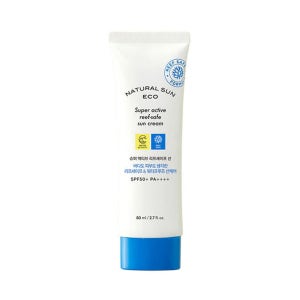 더페이스샵 내추럴선 에코 슈퍼 액티브 리프세이프선 80mL (SPF50+ PA++++)