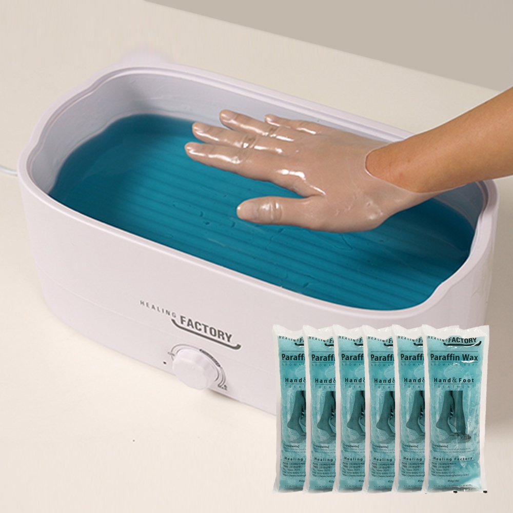 대용량 파라핀치료기 x 파라핀베스+왁스 6개 가정용 손발 테라피 용해기 욕조 기계