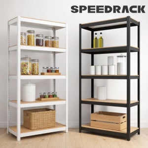 선반 수납선반 다용도 랙 팬트리 시스템 다용도실 선반장 홈던트하우스 300300600 5단