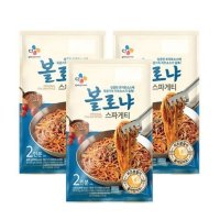 CJ제일제당 CJ 볼로냐스파게티 2인분 625G X 3개