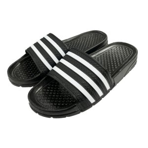 국산 삼선 슬리퍼 PVC 블랙