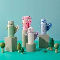 써모스 마이 디자인보틀 스트랩+원터치 텀블러 350ml JOI-350K 보온병 보냉병