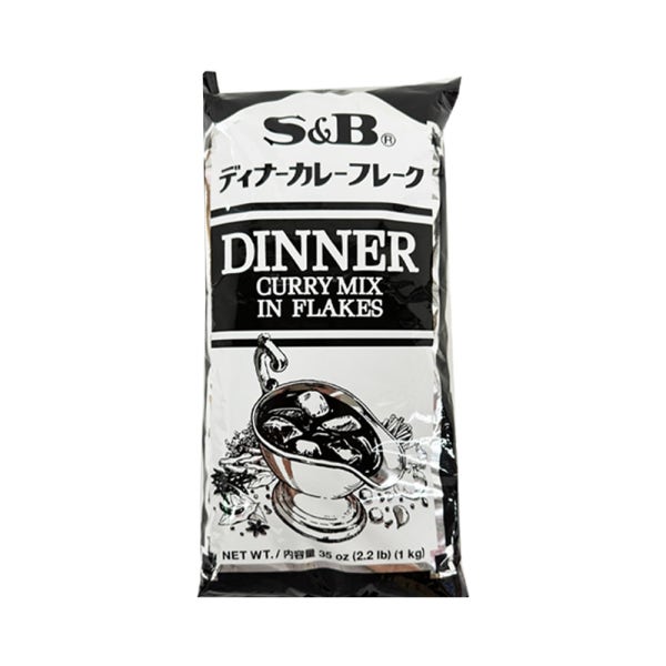 일본 에스앤비 S&B 디너카레 커리 믹스 후레이크 1kg