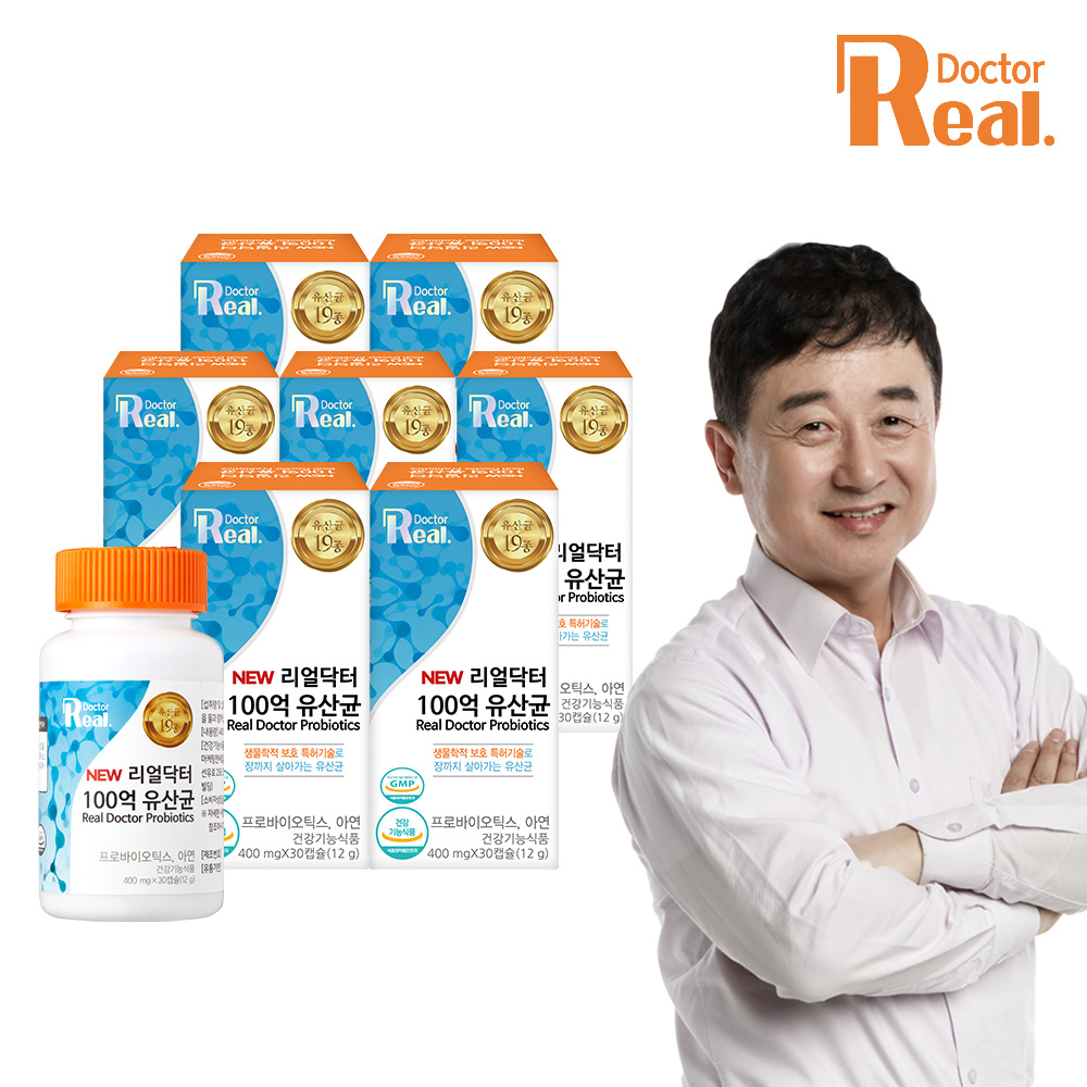 [리얼닥터] 포스트바이오틱스 100억 유산균 400mgX30캡슐 7박스 (7개월분)