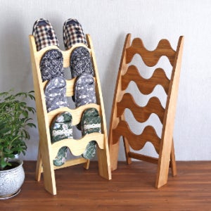 원목 실내화정리대 실내화거치대 실내화걸이/꽂이