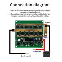 휴대용 스폿 용접기 제어 보드, PCB 배터리 내장 경고 보호 메커니즘,