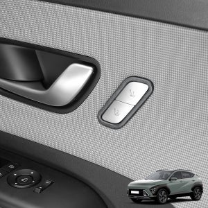 코나 튜닝 용품 메모리시트 버튼 커버 SX2 우드 몰딩