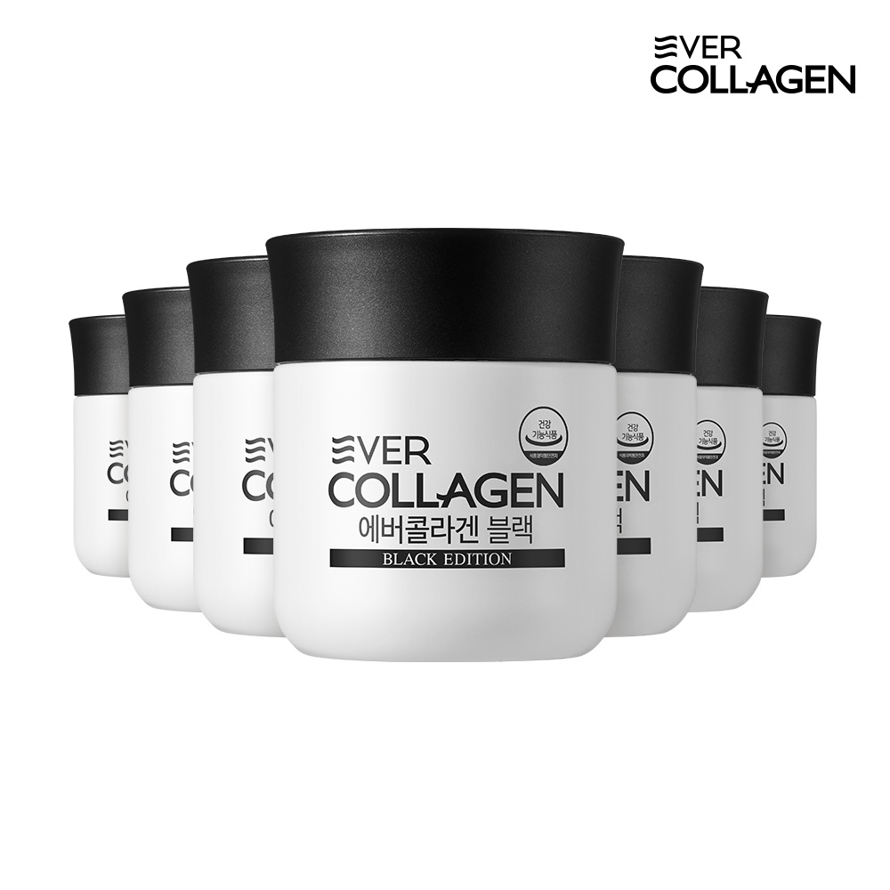 <b>에버콜라겐 블랙</b> 28주분 먹는 저분자 피쉬 콜라겐 펩타이드 비오틴 맥주효모 판토텐산
