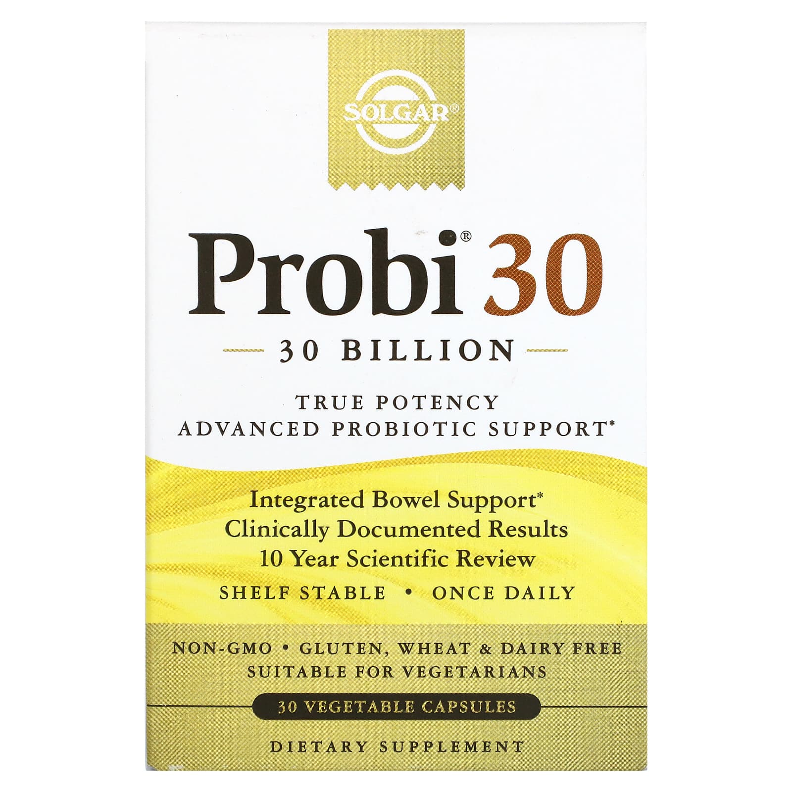솔가 <b>Probi 30</b> 300억 베지 캡슐 30정