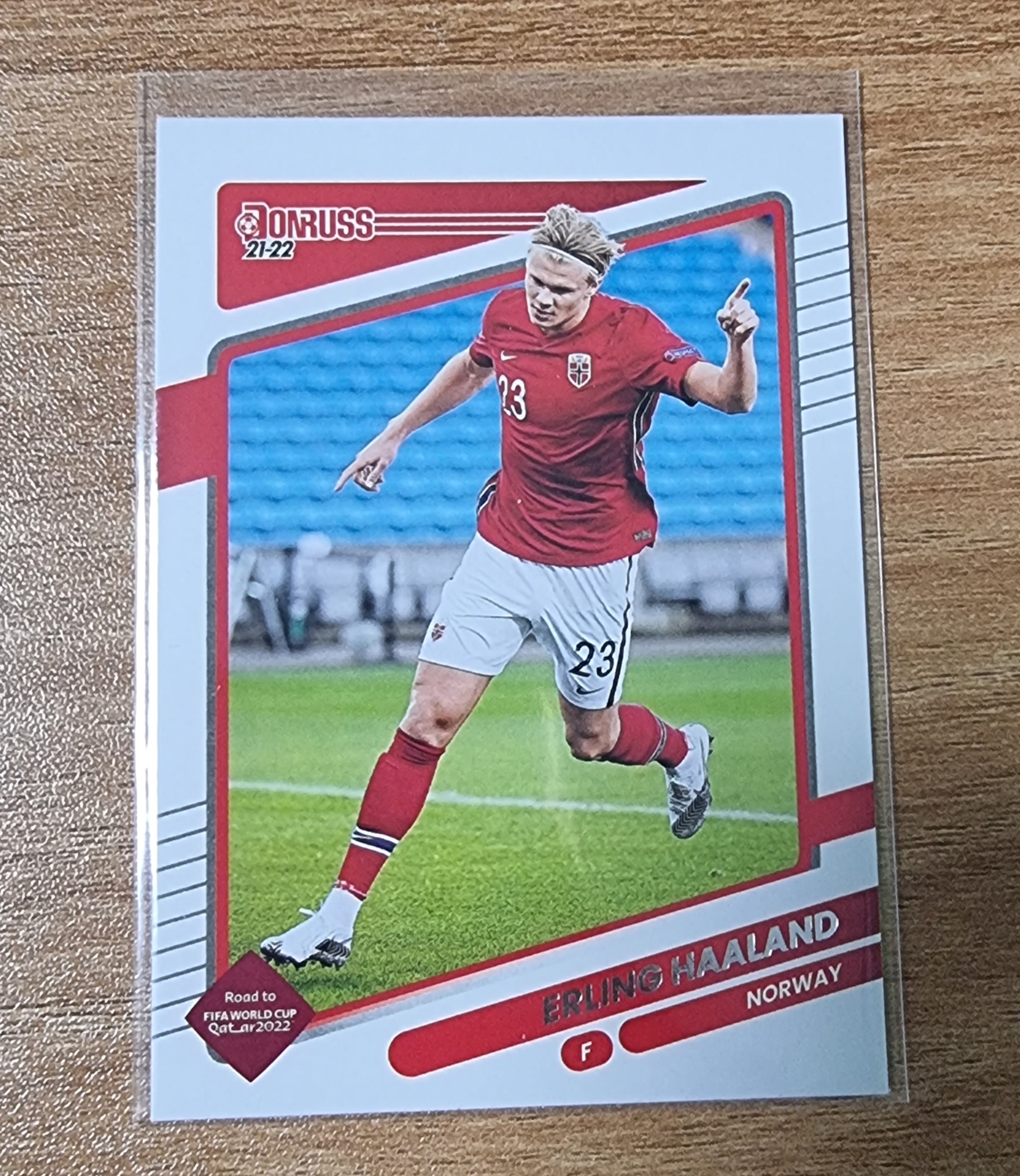 엘링 홀란드 2021-22 Donruss Road to World Cup Qatar Erling Haaland 홀란 No-100 축구 카드