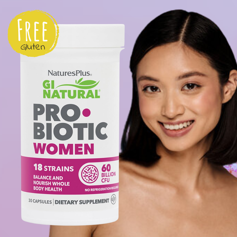 네이처스플러스 <b>GI내추럴</b> 여성유산균 프로바이오틱우먼 600억CFU 30캡슐 품 질