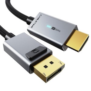 케이블타임 직조 4K 60Hz DP to HDMI V2.0 케이블 1.8m CD30