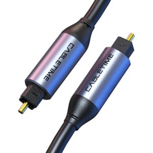케이블타임 프리미엄 SPDIF TOSLINK 오디오 광 케이블 CF30 1m, 1개