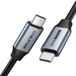 케이블타임 USB3.1 5Gbps C to C타입 초고속 케이블 CU10 0.5m, 1개