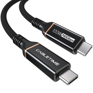 케이블타임 USB4 Gen3 썬더볼트4 지원 40Gbps 8K C to C 케이블, CU40