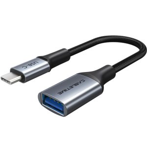 케이블타임 직조 USB3.1 C타입 to USB3.0 고속 OTG 케이블, CP60G