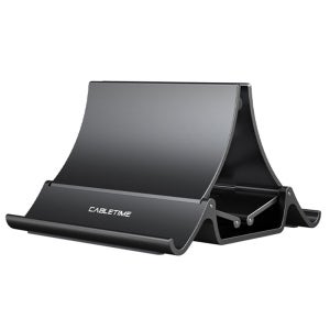 케이블타임 맥북 노트북 중력 자동 수직 스탠드 거치대, CS15