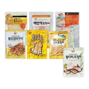 정화식품 건어물 세트 맥주 안주 오징어 7종
