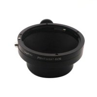 PENTAX67-EOS 마운트 어댑터 링 펜탁스 67 67II 렌즈 캐논 호환 EOS EFEF-S 카메라