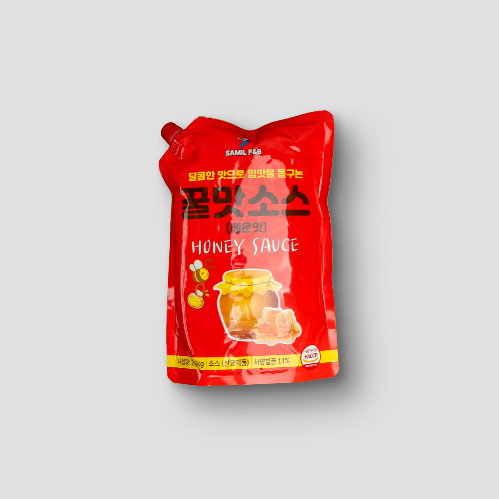 삼일푸드 꿀맛소스 치킨양념 닭강정양념 2.5kg [매운맛]