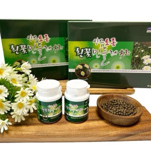 민들레환 양구토종 흰꽃 민들레쑥환