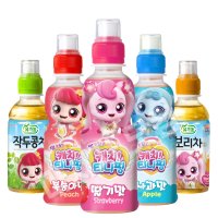 캐치 티니핑 음료수 딸기 사과 복숭아 보리차 작두콩차 200ml 24개입