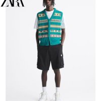 ZARA 남자 여름 워크웨어 캐주얼 반바지 9252450 800