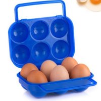 6구 휴대용 계란 달걀 케이스 삶은 계란 보관통 식단 헬스