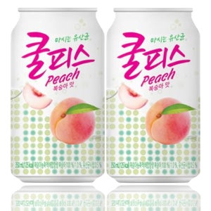 쿨피스복숭아350ml 24캔 과즙음료 음료수