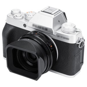 JJC 후지필름 XF 27 F2.8 XE5 23mm F2.8 R WR 렌즈 사각 후드 LH-JXF27II