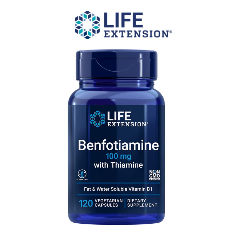 라이프익스텐션 벤포티아민 100mg 120캡슐 티아민 벤포벨 벤포 액티브 <b>푸르설티아민</b>