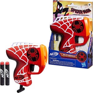 너프 마이크로샷 스파이더맨 어크로스 더 스파이더버스 마일즈 모랄레스 블래스터 볼트 너프건