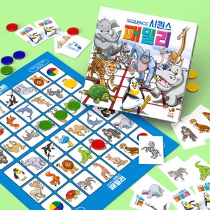 행복한바오밥 시퀀스 패밀리 오목 두뇌 가족 게임 초등 7세 6세 유아 보드게임