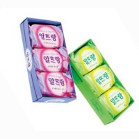 알뜨랑 비누 140g 핑크 3개가격 1세트 세수비누 폼클렌징 폼클렌징 알뜨랑비누 장미향 알뜨랑 세수 세수비