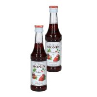 모닌 딸기 시럽 250ml 2팩 Monin Erdbeere sirup