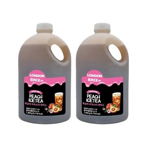 런던브릭스 복숭아 아이스티 베이스 1.9kg, 2개