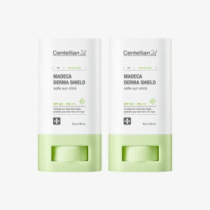 동국제약 센텔리안24 마데카 더마 쉴드 세이프 선스틱 18g x 2개 SPF 50+